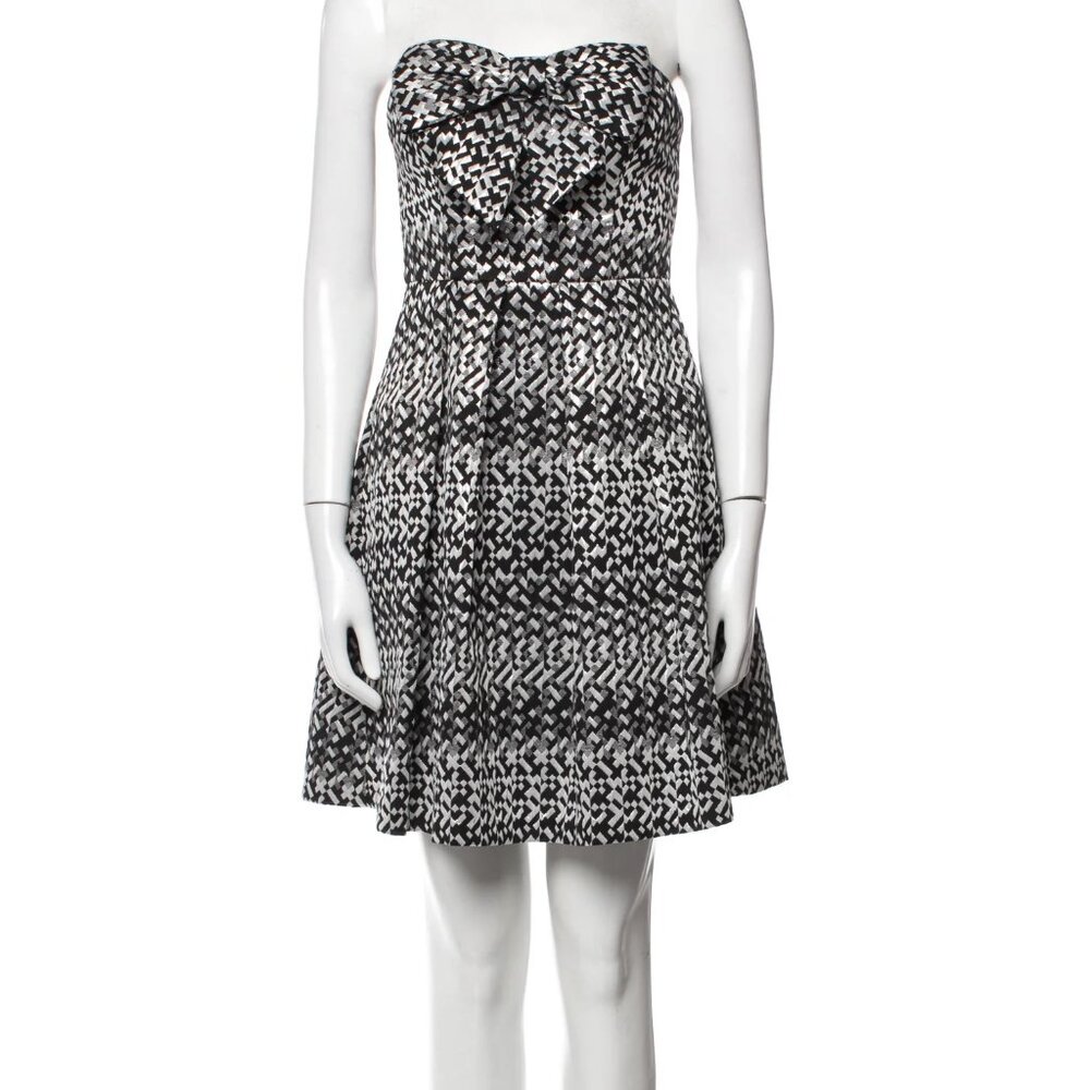 EUC Anthropologie Eva Franco strapless bow dress